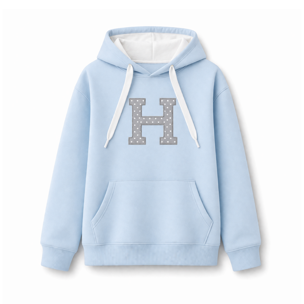 Sudadera Ayla (inicial) azul