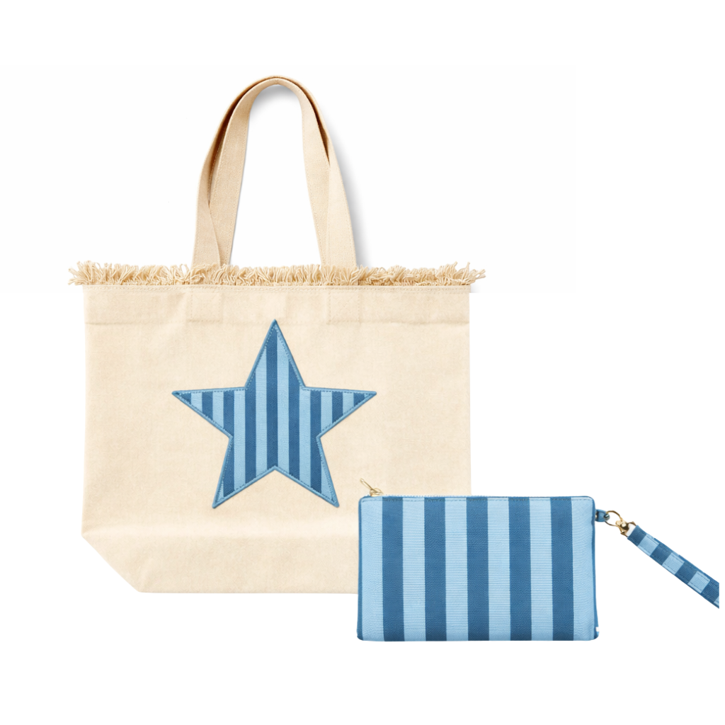 Pack Cala de rayas azules