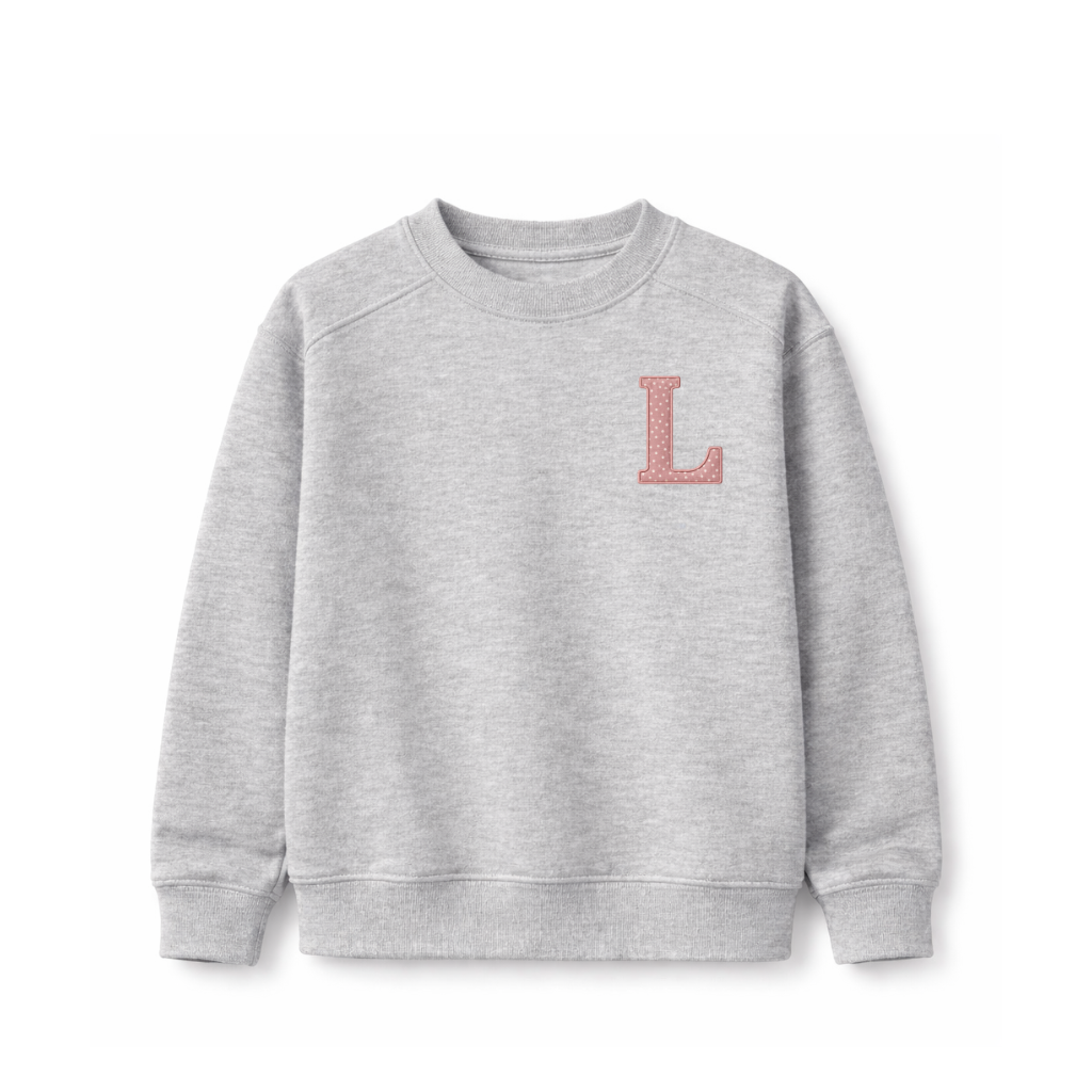 Sudadera Ayla (inicial) gris
